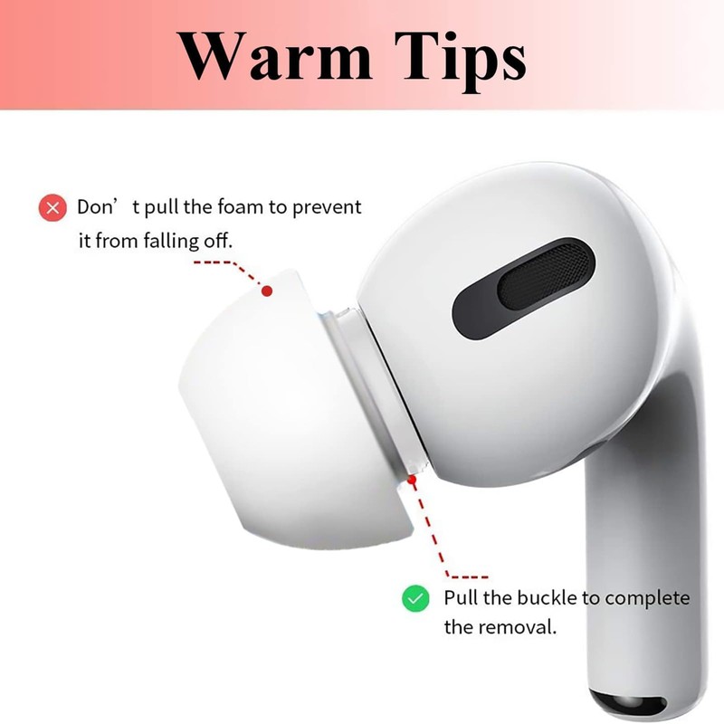 [3 Pairs] Adhiper airpods pro2 Eartips for Airpods Pro Eartips,
