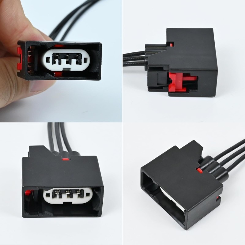 2Pcs Front Turn Signal Light Connector for Jeep Wrangler JK