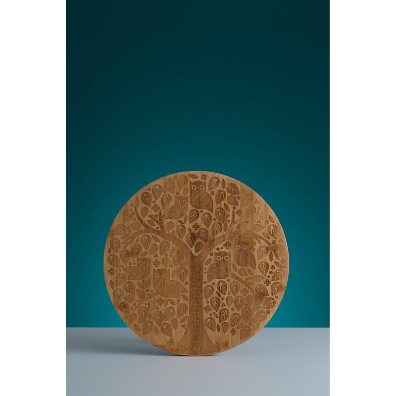 Mason Cash in The Forest Round Serving Board, Brown