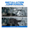 WARRENAU Steering Box Frame Support Kit Fit For Chevy GMC