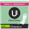 U by Kotex Ultra Thin Pads, Clean & Secure, Heavy
