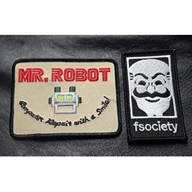 MR Robot Fsociety TV Show Costume 2 PC Patch