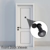 HOJLKLD Door Viewer Peephole,Solid Brass 200 Degree Peep Hole with