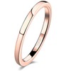 Lisandra Scott Women's Men's Polished Front Ring Stacking Ring Made