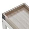 ZEXVIDA Narrow Side Table, End Table,Sofa Side Table, End Table