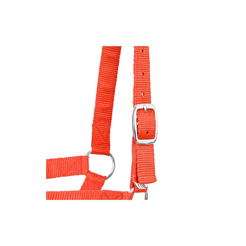 SIE Cattle livestock Cow Halters (Pony, Red)