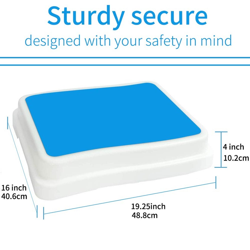 Wefaner Bath Shower Step,Stackable Bathtub Non Slip Safety Step Stool,