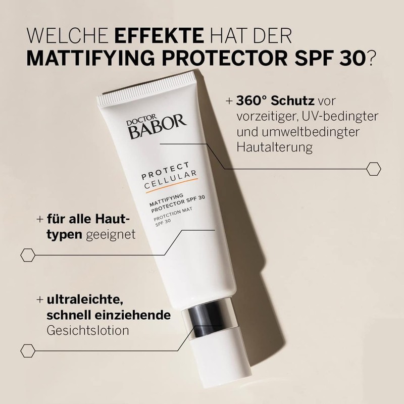 Doctor BABOR Mattifying Face Cream with SPF 30 for Any