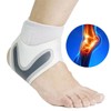 Ankle Brace Support Sleeves, 1 Pair Adjustable Elastic Sports Ankle