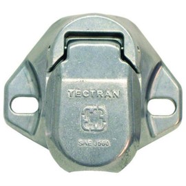 Tectran 670-28 Trailer Receptacle Socket Dual Pole, Vertical, Crimp Termination