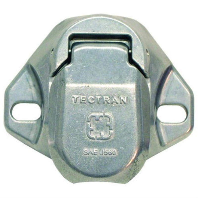 Tectran 670-28 Trailer Receptacle Socket Dual Pole, Vertical, Crimp Termination