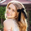 CustomyLife 1pcs Black Lace Hair Bow Clip Coquette Bow Barrettes