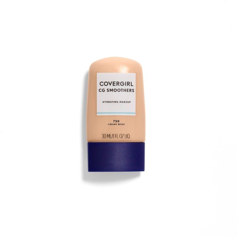 COVERGIRL Smoothers Hydrating Makeup Creamy Beige, 1 oz (packaging may