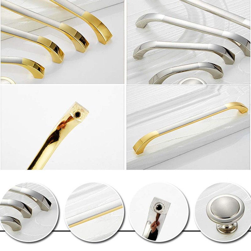 voleseni 4 Pack Kitchen Cupboard Handles, Cabinet Hardware Drawer Appliance