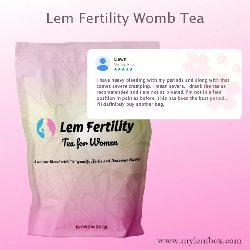 Lem Fertility Tea For Women| Organic Herbal Loose-Leaf for Womb
