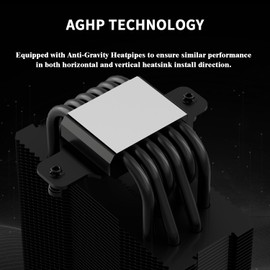 Thermalright Burst Assassin 120 Vision Black CPU Air Cooler, Desktop CPU Cooler with 1500RPM Speed,320x240 Resolving Power IPS LCD Screen with 2.4in,PC Cooling for Intel lga1851/1700/115X,AM4/AM5