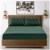 Microfiber Fitted Sheet Double - Plain Bed Sheets - Deep