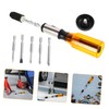 GRIRIW Hand Pressing Ratchet Screwdriver Tool Semi Automatic Rotating Spiral