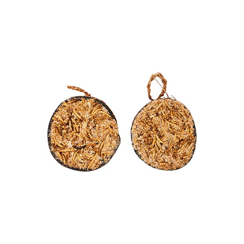 Garden Ting Mealworm Suet Coco Halves Wild Bird Treat, 400
