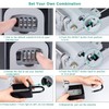 ZHEGE Key Lock Box For Outside,Lock Box With Combination Lock