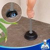 MR.SIGA Toilet Plunger and Bowl Brush Combo for Bathroom Cleaning,