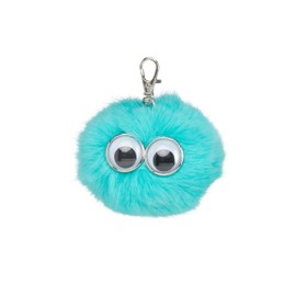 ergobag Hangies School Bag Accessory Keyring for Children, Boys and Girls, Flo-flauschi - Mint, Casual