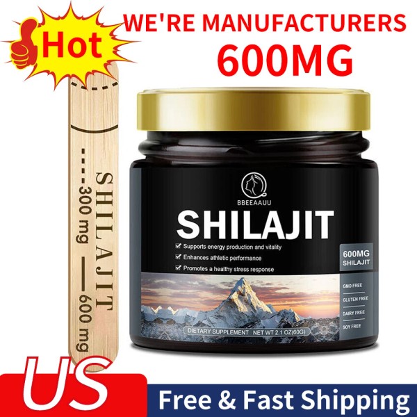 Bbeeaauu Pure 100%Himalayan Shilajit, Organic, Extremely Potent,Fulvic Acid,Boost Energy~
