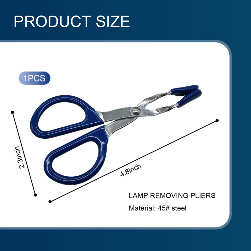 Yumfugu Pack-1 Mini Light Bulb Removal Tool, Broken Bulb Pliers,