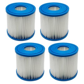 FFyan Swimming Pool Filters Compatible with Type D,for Summer Waves P57100102, SFS-350 RP-350 RP-400 RP-600 RX-600,4 Pack
