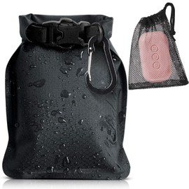 Zommke Travel Soap Bag Travel Mobile Soap Container, Waterproof Travel Soap Container with Carabiner and Soap Bubble Mesh Bag for Soap Cubes, Ideal for Travel, Camping, Outdoor Use, black