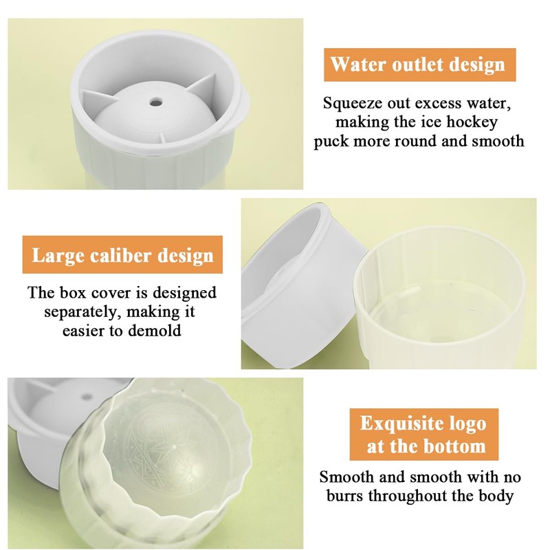 Berglander Ice Molds Set 4 Pack, 7cm Big Ball Plastics