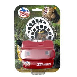 WARM FUZZY Toys 3D Viewer (Big Cats) T-214BC - Perfect for at Home or in The Classroom. Images of Lions, Tigers, Cheetahs, Leopards and More on 3 Photo Discs!