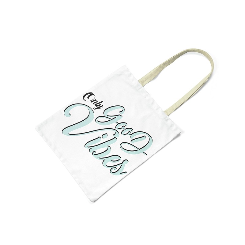 Le Jardin du Lin Bedruckte Einkaufstasche, Tasche, Faltbar, Stofftasche mit