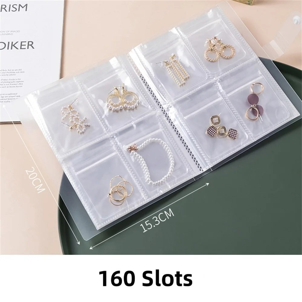 Vellure Travel Jewelry Organizer – Clear Pockets for Tangle-Free Storage, Portable Home and Travel Accessories