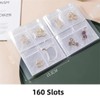 Vellure Travel Jewelry Organizer – Clear Pockets for Tangle-Free Storage,