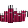 Thermos Food Flask, Stainless Steel, Raspberry, 710ml
