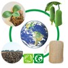 6 Stück Bio-Luffa-Schwamm, Peeling-Luffa-Schwamm, 100% biologisch, biologisch abbaubar und kompostierbar,