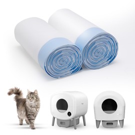 40 Count 26" x 11.8" Cat Litter Box Liners for Fsitego and Fumoi Self Cleaning Litter Box, Extra Thick Heavy Duty Cat Litter Bags Replacement, 3-4 Gallons of Capacity