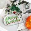 Acrylic35, Heart-Shaped Acrylic Plaque, Merry Christmas Family Decoration, for Good