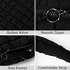 Juoxeepy Quilted Tote Bag Large Quilted Carryall Puffer Shoulder Bag