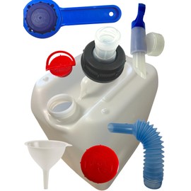 MAAJ Canister Empty Selectable Lid Whether 3 or 5 or 10 Litres Can Be Configured with Accessories (3 L without Lid)