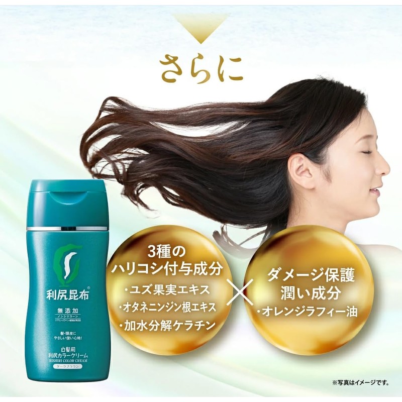 Sastty Rishiri Color Cream (Dark Brown) 6.0 oz (170 g)