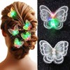 EARENT Light Up Butterfly Hair Clip Glow 5 PCS Lace