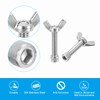 PATIKIL 1-1/4" Stainless Steel Pottery Bat Pins, 10 Sets, Fits