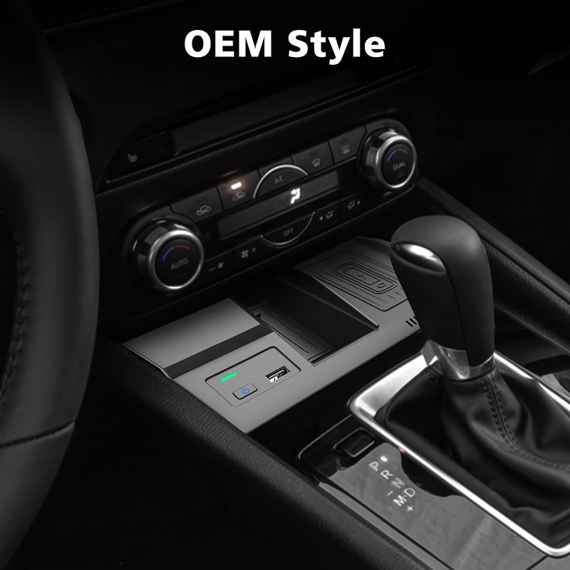 CreeKT Wireless Car Charger for Mazda CX5 CX-5 2017-2023 2024