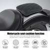 goodfitment - Motorcycle Pillion Passenger Pad Seat, Black Rhombus Pattern