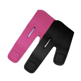 Baluue Slimming Face Mask Set Thin Face Belt v Face Design Masseter Muscle Chin Black Pink