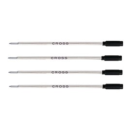 Cross Medium Ballpoint Pen Refill - Black (Pack of 4)