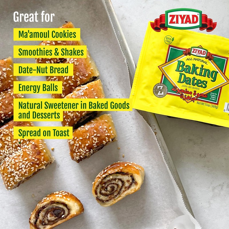 Ziyad Baking Date Filling 13 Ounce, Pack 6
