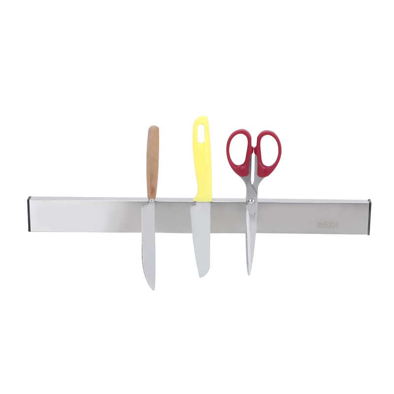 Stainless Steel Magnetic Wall mounted Knife Holder Double Row Knife